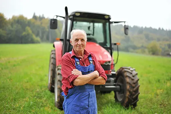 Farmer-and-tractor
